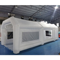 Cabine gonflable Cabine de peinture en aérosol pour voiture Tente gonflable pour voiture