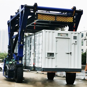 Vận chuyển <span class=keywords><strong>container</strong></span> 40 chân cao Cube nâng cần cẩu từ straddle tàu sân bay với động cơ diesel Mang & bánh - Product Image 4