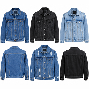 Fabricant de vestes en jean OEM ODM, fournisseur de vêtements en jean avec logo personnalisé, veste de camionneur vintage, écologique, imperméable, unisexe - Product Image 6