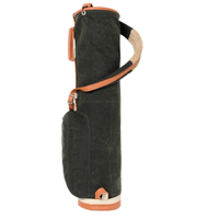 Sac de golf léger personnalisé en toile imperméable en coton ciré Sac de club du dimanche