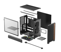 Casing Komputer Deepcool CL600 Hitam/Putih Mid Tower Mendukung Motherboard ATX/Micro-ATX/Mini-ITX untuk PC Gaming Desktop