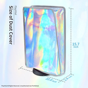 Funda Protectora Impermeable Antiarañazos con Forro Suave y Elegante, Protector de Polvo de Nailon para Consola PS5 Edición Digital y con Disco - Product Image 3