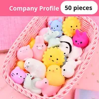 Jouet anti-stress en forme de dumplings super mignon, en caoutchouc, à presser à la main, pour enfants