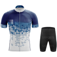 Cuissards de cyclisme pour hommes, maillot de vélo VTT, vêtements d'été à manches courtes, vêtements de course à vélo, ensemble de sport à séchage rapide