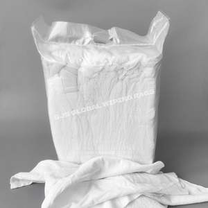 Trapos de Toalla Blancos Reciclados, Trapos de Toalla Blancos de Alta Absorción de Agua, Trapos Industriales para Limpieza - Product Image 1