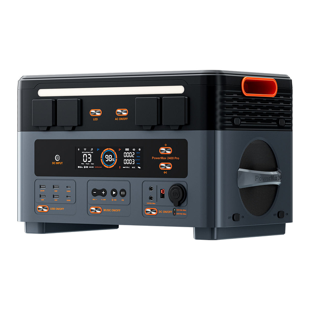 Oscal PowerMax 2400 PRO 2016WH Max 1500W Solar Panel APP ControlOSCAL Portable Power Station 2400W Backup Station