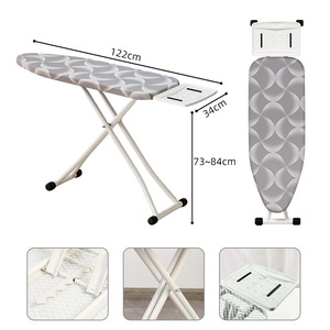 Tabla de Planchar de Metal de Alta Gama con Soporte para Plancha, Plegable, con Base para Plancha Eléctrica, para Planchar Ropa - Product Image 6