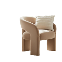 Chaise d'appoint moderne en velours kaki du milieu du siècle fauteuil à dossier rembourré confortable salon pour les chambres du salon