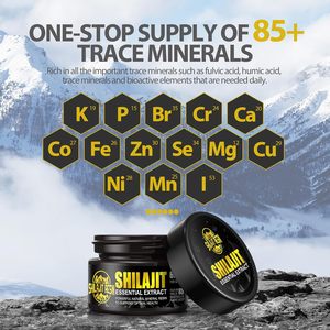 Résine de Shilajit de l'Himalaya de qualité supérieure 2024, marque privée, pour hommes, stimulant énergétique et soutien immunitaire, acide fulvique - Product Image 2