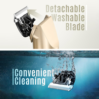 Tondeuse à cheveux professionnelle sans fil rechargeable pour homme, machine de coupe électrique pour hommes