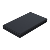 Teclado Plegable con Panel Táctil, Teclado Inalámbrico Multidispositivo Ultra Delgado Recargable para IOS, Android y Windows