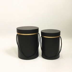 Caja de regalo circular de un solo tubo, caja de regalo para flores frescas, se puede personalizar según las necesidades. - Product Image 6