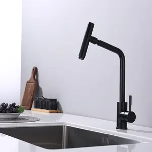 Instant Electric Water Heater Pull Out Kitchen Faucet Tap Hot and Cold Customized Kitchen Faucets