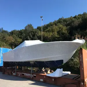 Prezzo di fabbrica impermeabile Jet Boat copre bianco opaco Anti UV polietilene termoretraibile barca a buon mercato pellicola termoretraibile