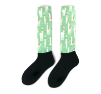 OEM Design Logo Haute Qualité Unisexe Personnalisé Long Tube Chaussettes Équestres Impression Sportive Équitation