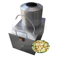 Machine commerciale automatique de lavage et d'épluchage des légumes-racines, pour pommes de terre, manioc et patates douces, idéale pour les entreprises de restauration