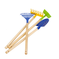 Unicornio resistente Real niños de madera de 70 pulgadas jardinería herramienta para las manos pequeñas de niño y niña