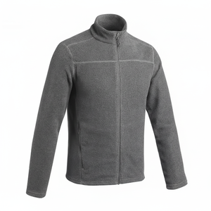 OEM fabricante personalizado manta Zip Up Bomber invierno cálido abrigo de lana Polar personalizado chaquetas para los hombres - Product Image 1
