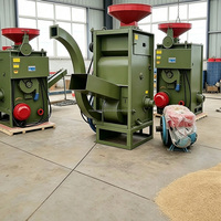 Moulin à riz combiné avec décortiqueuse à rouleaux en caoutchouc