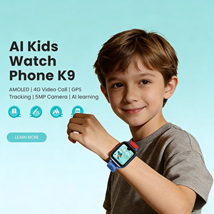 Montre connectée LAGENIO K9 pour enfants, mode classe, zone de sécurité, appel SOS, IP68, appel vidéo, apprendre à faire des amis, apprentissage IA, carte SIM - Product Image 1