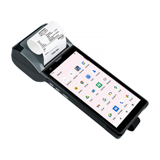 Portable Handheld All in One 4G Wireless Android Barcode Scanner PDA with Printer Ideal for Medical Drug Traceability