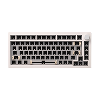 AKKO 5075B VIA RGB rétro-éclairé avec LED latérale Barebone clavier Kit de montage de joint sans fil Kit de bricolage
