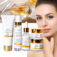 Kit de Soins Visage au Rétinol Marque Blanche pour Éclaircir, Raffermir et Anti-Âge – Coffret Cosmétique Essentiel pour Femmes Noires