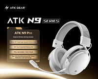 Casque de jeu circum-auriculaire ATK Neptune N9 pour 5.3 Quatre modes Ultra-faible latence ENC Réduction de bruit Compétitif Esports PC