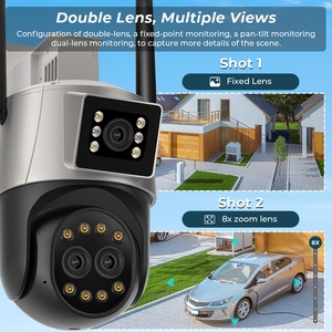 Caméra IP de Surveillance <span class=keywords><strong>BESDER</strong></span> 8MP à vendre caméra de sécurité sans fil Wifir dôme de vitesse Zoom 8X à trois objectifs - Product Image 5
