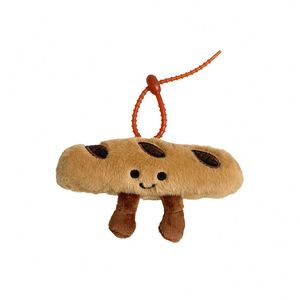 DIY New Arrival Cute Plush French Bread Keychain Toys Croissants Roll Bread Plush Doll Simulation Food Keychain <b>Bag</b> Charm - Product Image 5