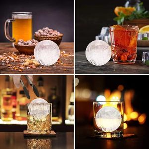 Moule à Glaçons Géants en Silicone de 2,5 Pouces pour Amateurs de Whisky, Bac à Glaçons à Fusion Lente pour Bar à Domicile et Cadeau - Product Image 4