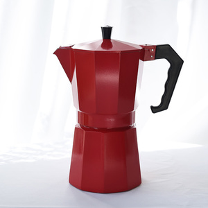 Cafetera Espresso <span class=keywords><strong>Moka</strong></span> Personalizada de Fábrica, Duradera pero Ligera, Ecológica, Estilo Europeo, Cafetera de Aluminio con Tapa, 1000 MOQ - Product Image 2