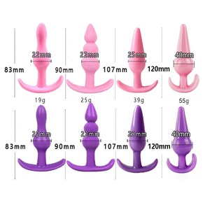Netphi Juego de 4 Tapones Anales de Silicona para Principiantes, Impermeables, para Juegos Sexuales Anales, Kit de Inicio - Product Image 6