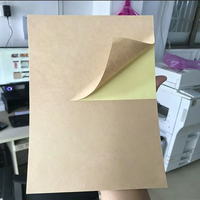 Autocollants en carton kraft imprimés sur mesure, étiquettes logistiques pour boîtes extérieures, autocollants adhésifs