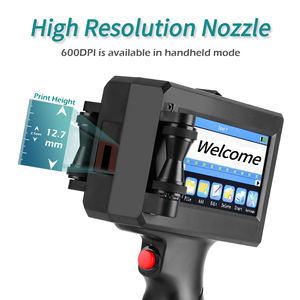 Máquina de Codificación de Inyección de Tinta Portátil 1691, Impresora de Códigos Portátil de 12.7 mm, Tinta de Secado Rápido con Pantalla LED de 4.3 Pulgadas, Venta al Por Mayor OEM/ODM - Product Image 2