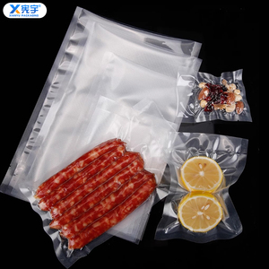 ถุงสูญญากาศแบบตาข่ายลายพิเศษ PA PE ปิดผนึก 3 ด้าน สำหรับแช่แข็งไส้กรอก แซนวิช เบคอน - Product Image 6