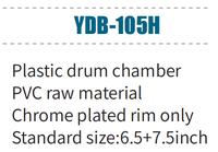 Tambours de Bongo en plastique de peau de vache d'usine chinoise pour la YDB-105H d'étudiant en gros/OEM/prix d'usine