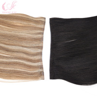 Extensions de cheveux à clipser sans couture en gros d'usine, cheveux humains vierges alignés sur les cuticules pour le coiffage féminin