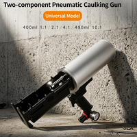 Pistolet pneumatique universel 400 ml pour mastic silicone et adhésifs industriels, marque SLC, garantie 6 mois, haute performance