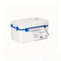Printer Label Thermal Mini ZYWELL ZY909 A6 Nirkabel untuk Stiker dan Barcode dengan Kecepatan Cetak 152mm/s Tersedia