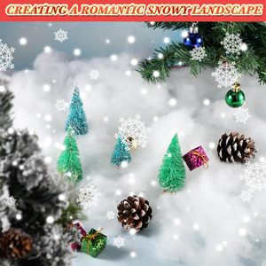 Noël Faux Neige Noël <span class=keywords><strong>Coton</strong></span> Comme Fluffy Intérieur Neige Artificielle Faux Pour La Décoration De Noël Affiche, 100g - Product Image 4