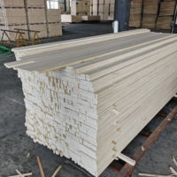 Cœur de porte en bois lamellé-collé en peuplier anti-déformation pour usine de portes en bois