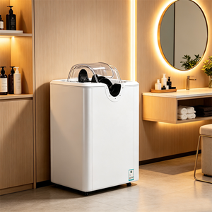 Cama de lavado de cabello superventas para spa capilar, terapia de cabeza, cama de champú con masaje totalmente automático, circulación de agua y masaje de espalda - Product Image 6