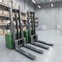 Gerbeur électrique robuste 1500kg 2000kg CE Batterie lithium Qualité industrielle Prix usine entrepôt