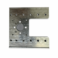 Haotewei Robot Suction Cup Vacuum Nozzle Mounting Plate Spare Part 6061 Aluminium Alloy for Solar Cell Tabber Stringer Welding