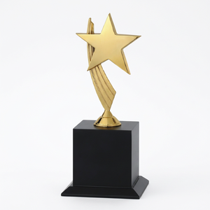 Trophée d'entreprise personnalisé POOJA GIFT CORPORATION, modèle 606, en métal moulé sous pression, impression UV, gravure laser, portable, pour commande en gros - Product Image 1