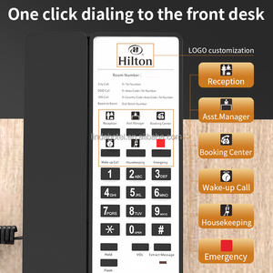 <span class=keywords><strong>Téléphone</strong></span> sans fil d'hôtel de chambre directe d'usine haut-parleur multifonction <span class=keywords><strong>téléphone</strong></span> sans fil <span class=keywords><strong>fixe</strong></span> pour une utilisation en chambre - Product Image 4