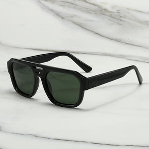 Gafas de Sol Retro de Marca, Superventas, con Doble Puente, Protección UV400, de PC, Diseño Personalizado, para Exteriores - Product Image 6