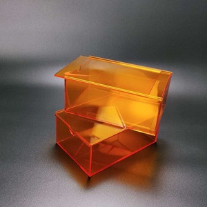 Caja de Mahjong Acrílica con Diseño Festoneado, Estuche Personalizado para Fichas de Mahjong Americano, Caja de Almacenamiento Resistente, Organizador de Mahjong Portátil - Product Image 5