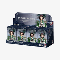 Authentische POP MART Demon Slayer Unwavering Resolve Arc Series Blockfiguren Blind Box 8 Stück Sammelbares Bauspielzeug Geschenk